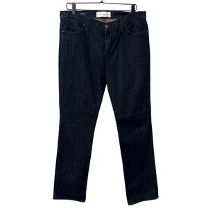 Paper Denim & Cloth Sienna Low Rise Straight Jeans Womens Size 32  Dark Wash